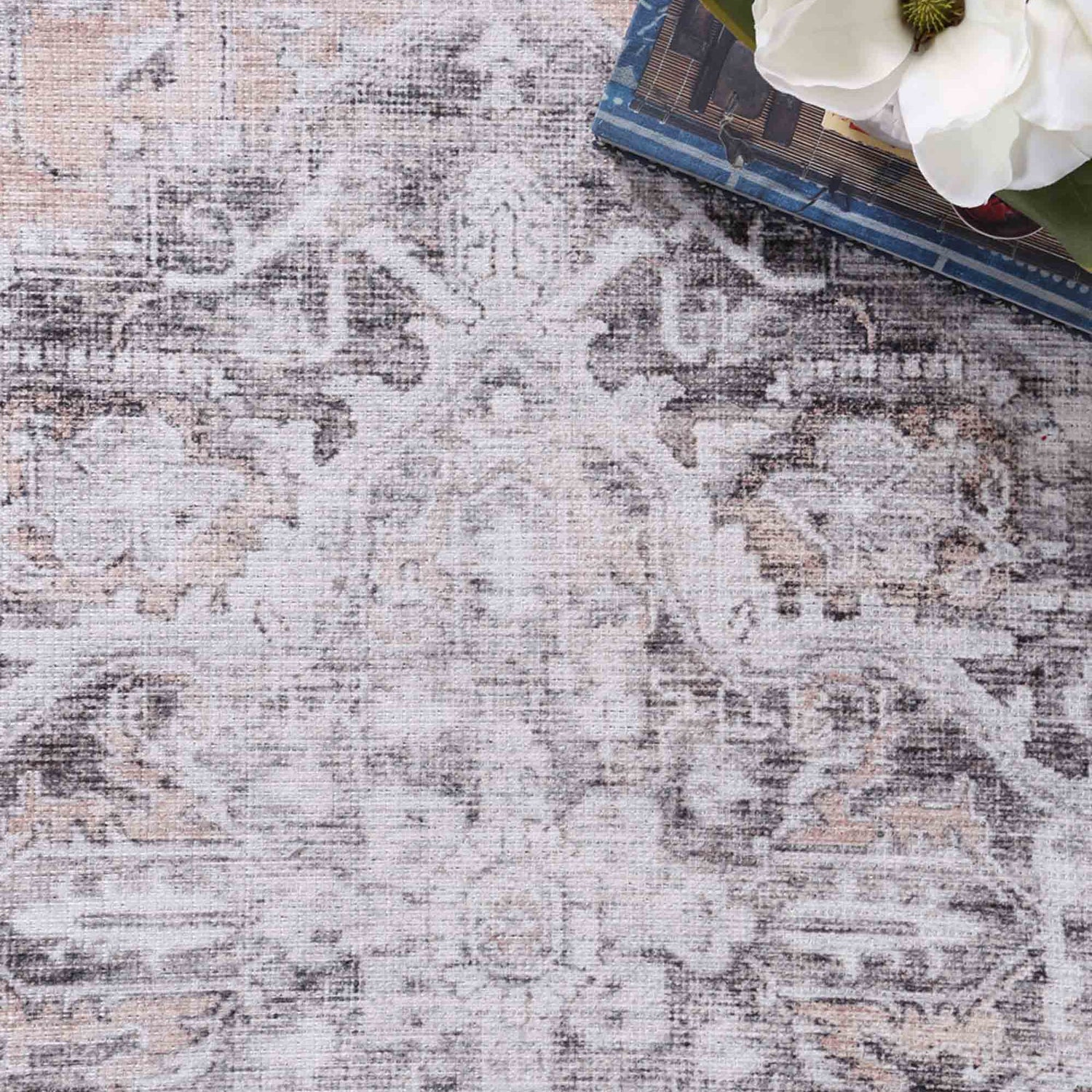 Crowne Waterproof Washed Oriental Rug