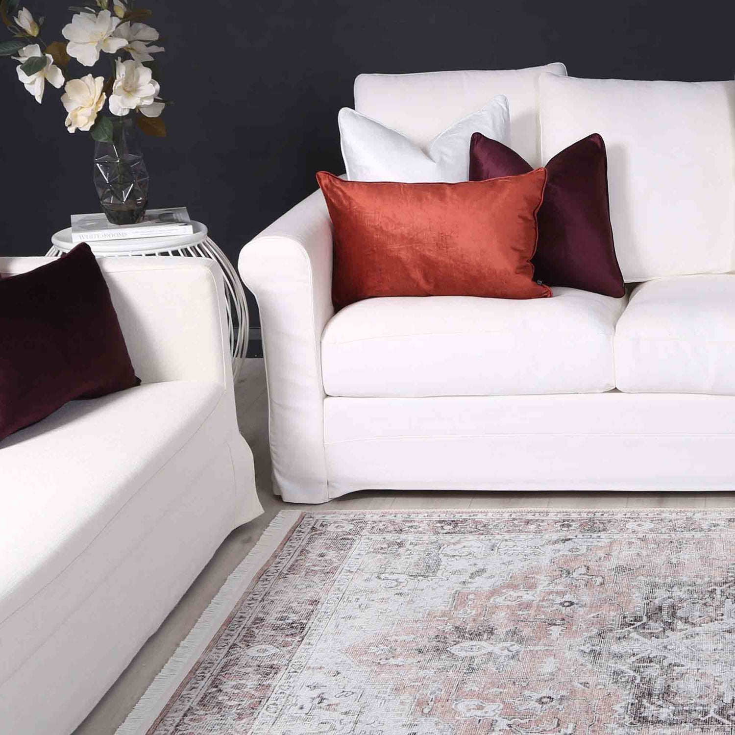 Crowne Waterproof Washed Oriental Rug