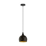 Pendant Light ROCCAFORTE 45N Steel Black