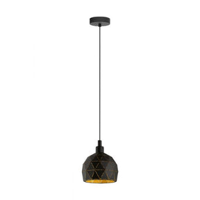 Pendant Light ROCCAFORTE 45N Steel Black