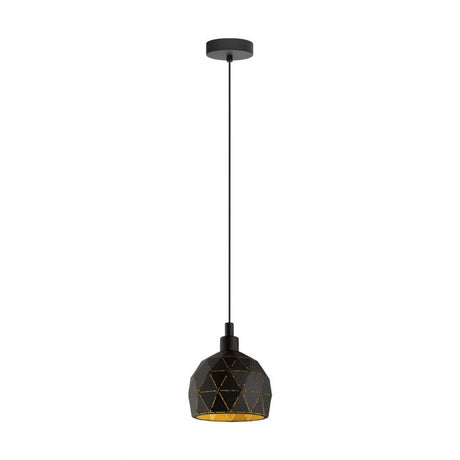 Pendant Light ROCCAFORTE 45N Steel Black