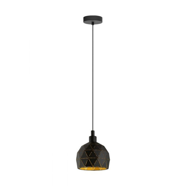Pendant Light ROCCAFORTE 45N Steel Black