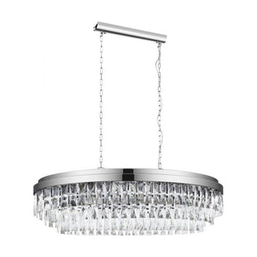 Chandelier Light VALPARAISO1 94 Crystal Chrome