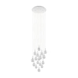  Chandelier Light MONTEFIO2 47 Glass white 