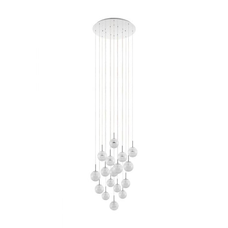  Chandelier Light MONTEFIO2 47 Glass white 