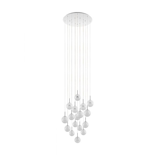  Chandelier Light MONTEFIO2 47 Glass white 