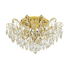  Ceiling Light  FENOULLET1 02 Crystal Brass