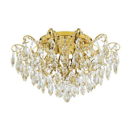 Ceiling Light  FENOULLET1 02 Crystal Brass