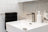 AQU RUSHY Basin Mixer - Brushed Nickel
