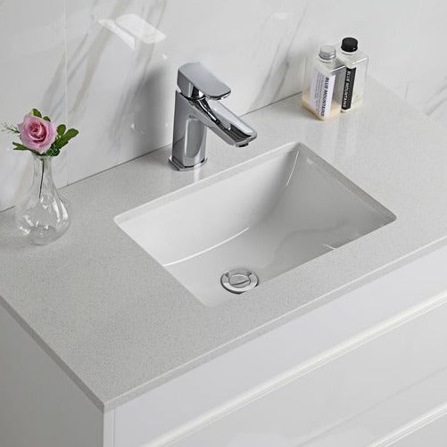 LEONA Freestanding Vanity Gloss White (All Sizes)