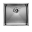 440x440x205mm Chrome Stainless Steel Single Bowl Kitchen Sink