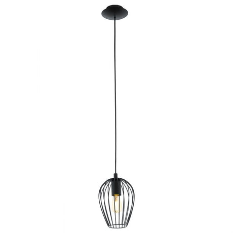  Pendant Light NEWTOWN 77 Steel Black