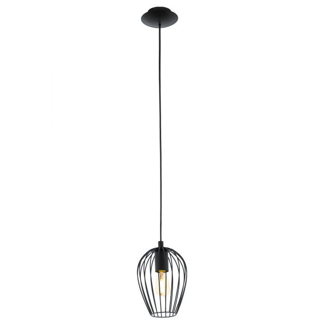  Pendant Light NEWTOWN 77 Steel Black