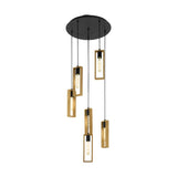 Pendant Light LITTLETON 49N Wood Brown