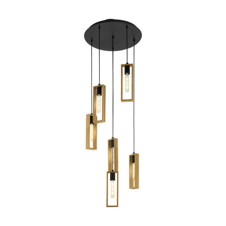 Pendant Light LITTLETON 49N Wood Brown
