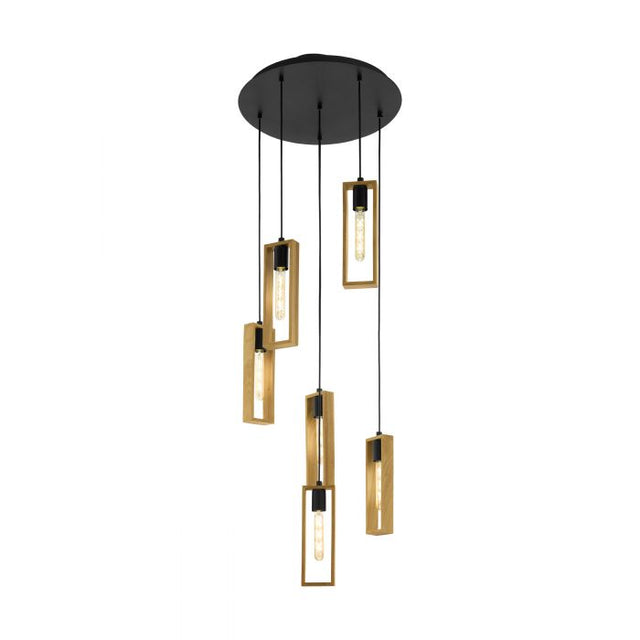 Pendant Light LITTLETON 49N Wood Brown