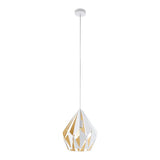 Pendant Light CARLTON1 32N Steel Honey-Gold