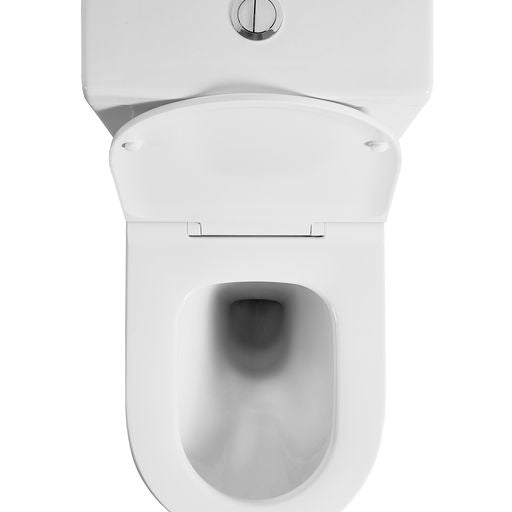 Stella Rimless Back to Wall Gloss White Toilet Suite