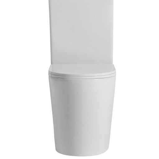 Avis Rimless Gloss White/Matte White Toilet Suite