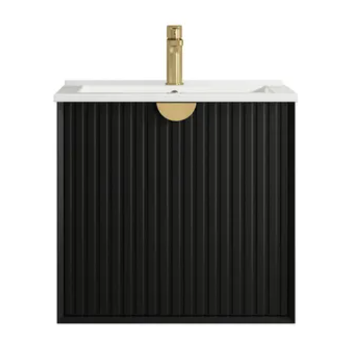 MARLO Wall Hung Vanity 600mm Matte Black