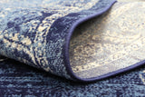 Arya Navy Blue Distress Rug