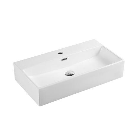 Rectangular Wall Hung Basin White 720mm*155mm