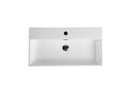 Rectangular Wall Hung Basin White 720mm*155mm