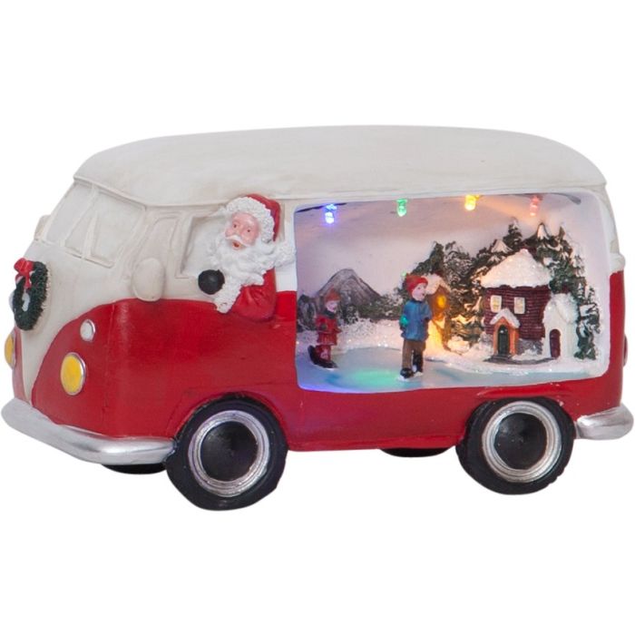 XMAS MERRYVILLE Combi Van Red-Clearance