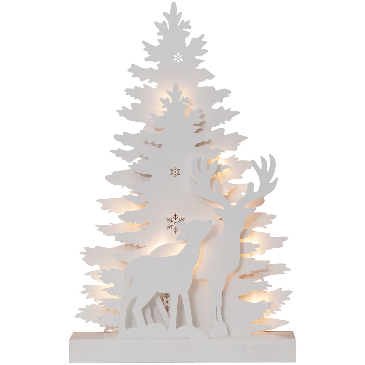 XMAS FAUNA Decoration for Standing WHT-Clearance