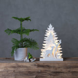 XMAS FAUNA Decoration for Standing WHT-Clearance