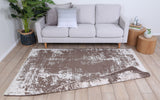 Rustic Vintage Abstract Amazing 2 in 1 Reversible Rug Beige