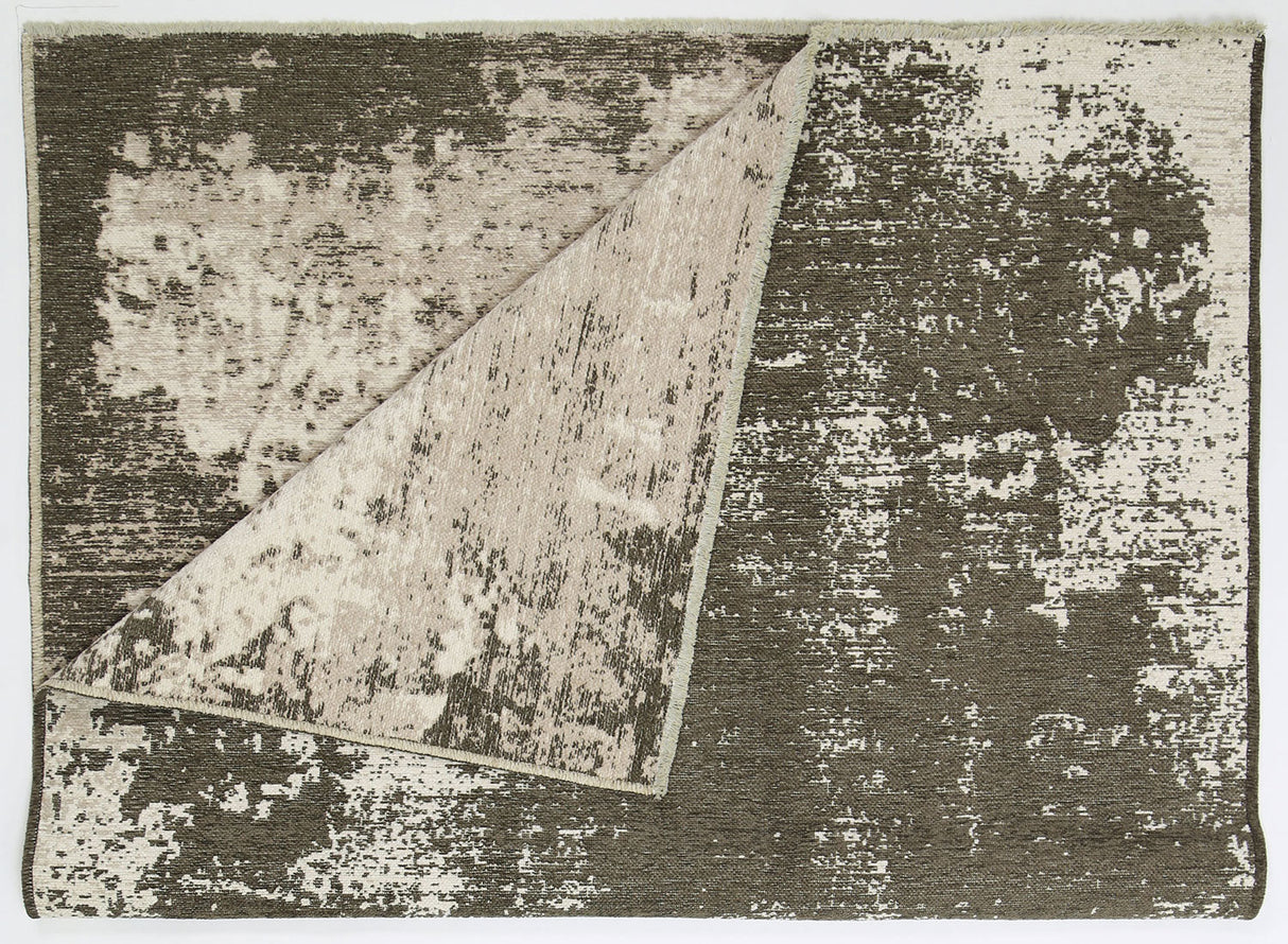 Rustic Vintage Abstract Amazing 2 in 1 Reversible Rug Beige