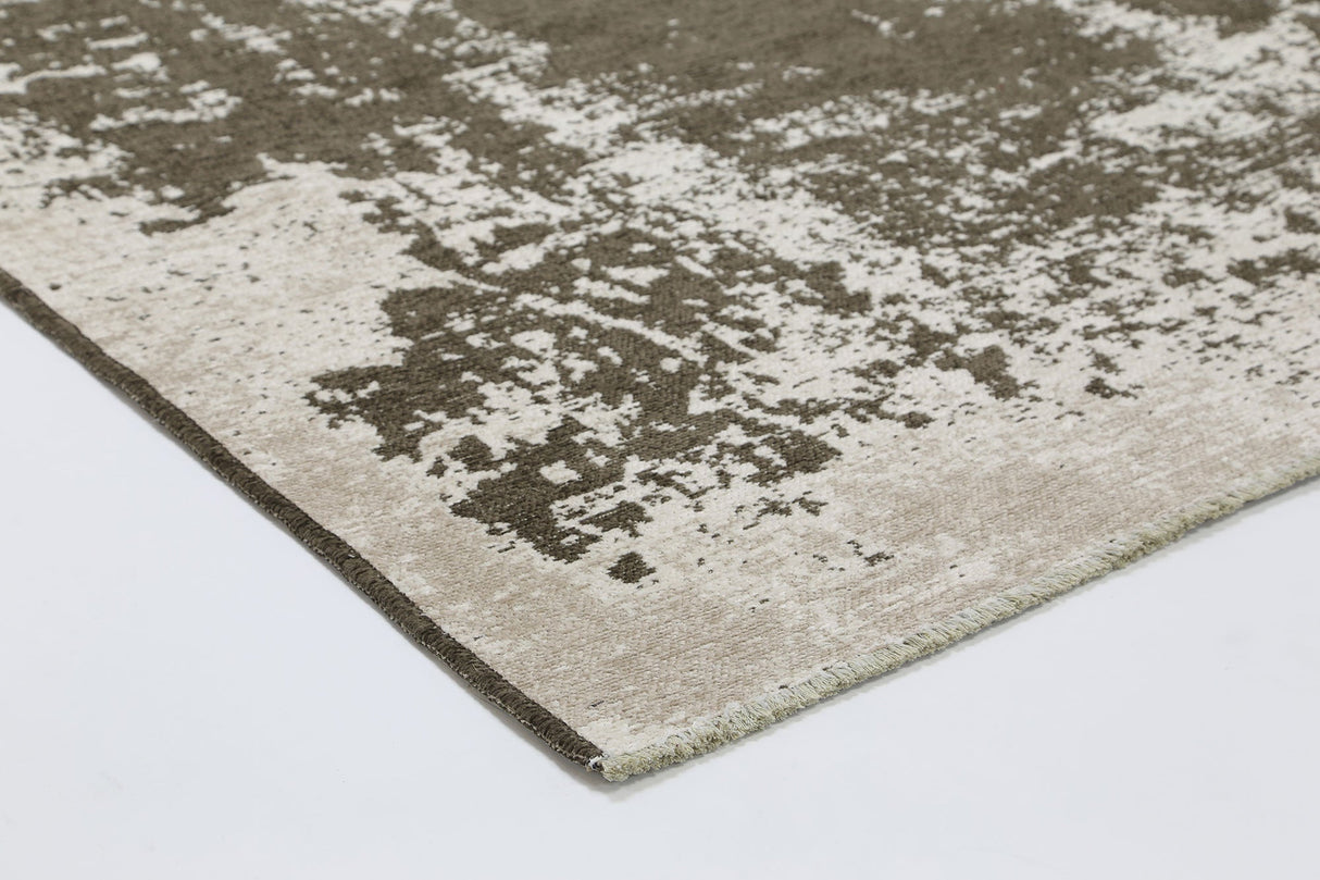 Rustic Vintage Abstract Amazing 2 in 1 Reversible Rug Beige