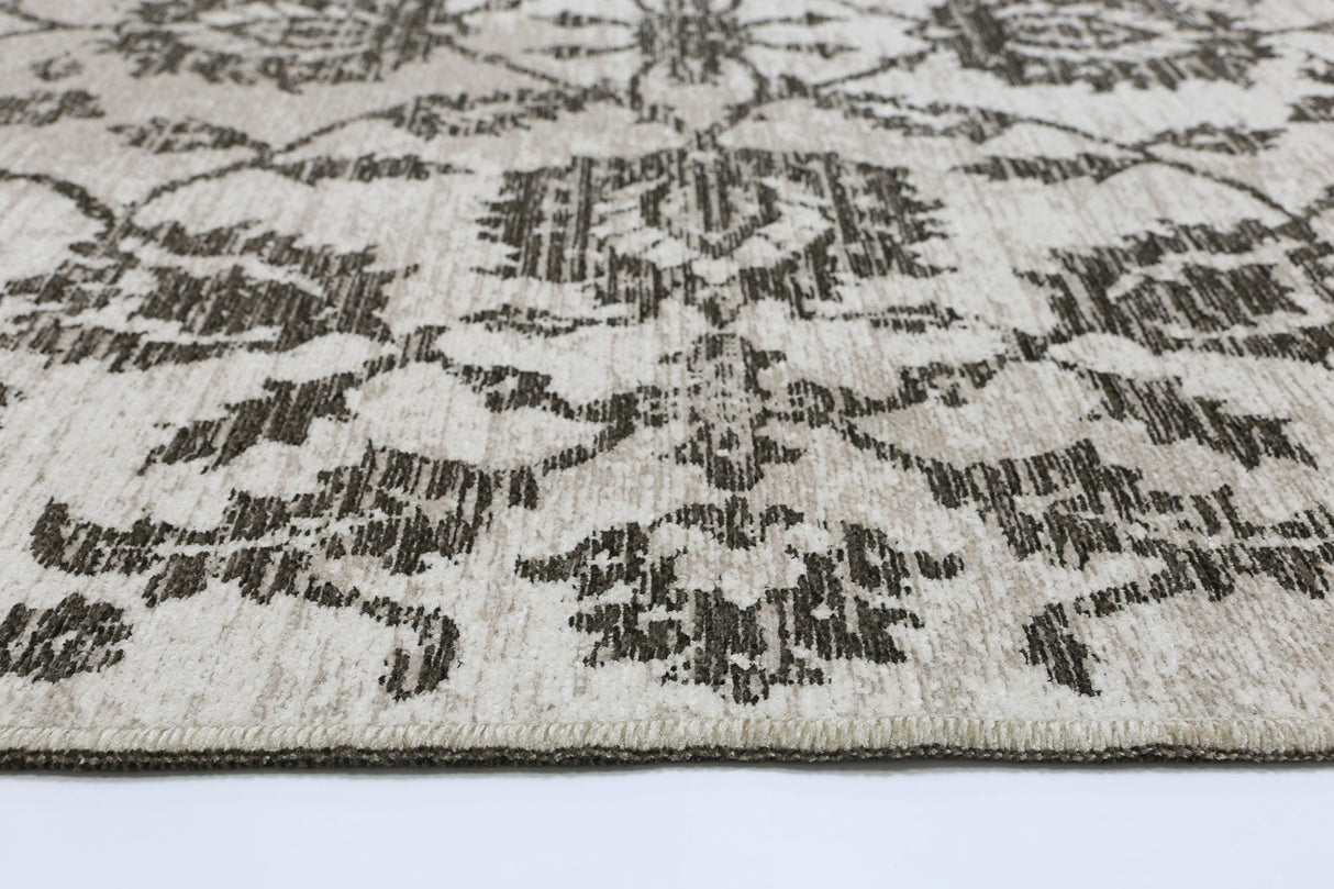 Rustic Vintage Classic, Amazing 2 in 1 Reversible Rug Beige