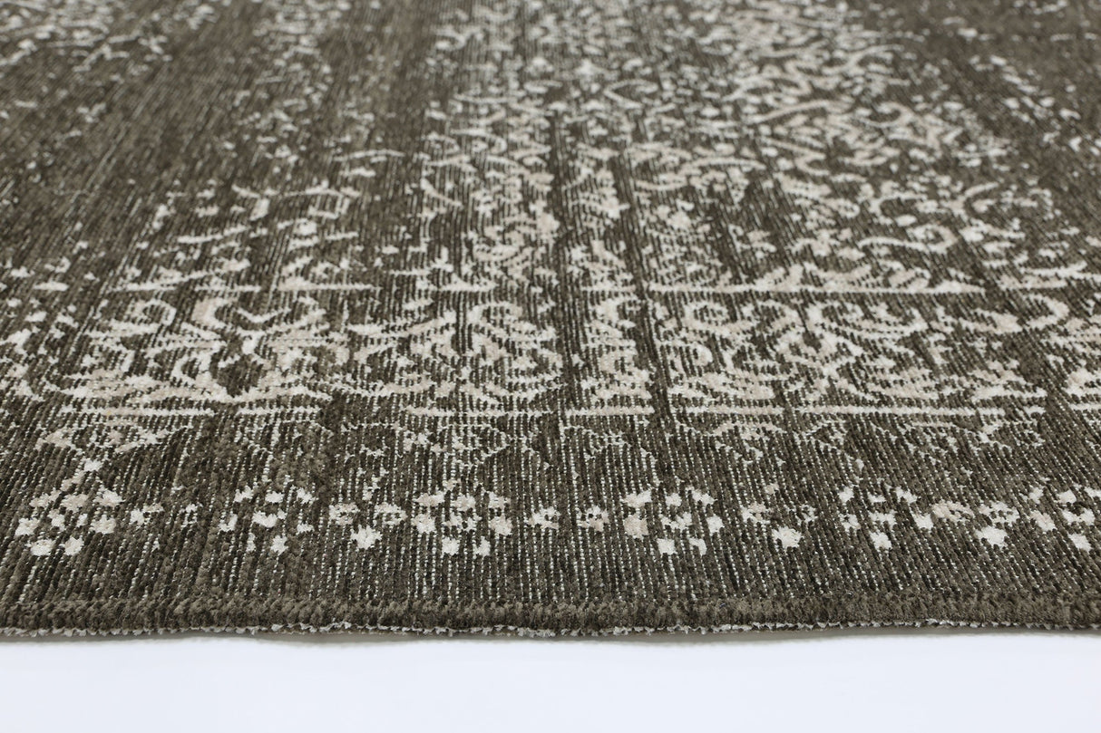Rustic Vintage Distressed, Amazing 2 in 1 Reversible Rug Beige