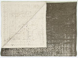 Rustic Vintage Distressed, Amazing 2 in 1 Reversible Rug Beige