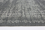 Rustic Vintage Distressed, Amazing 2 in 1 Reversible Rug Grey