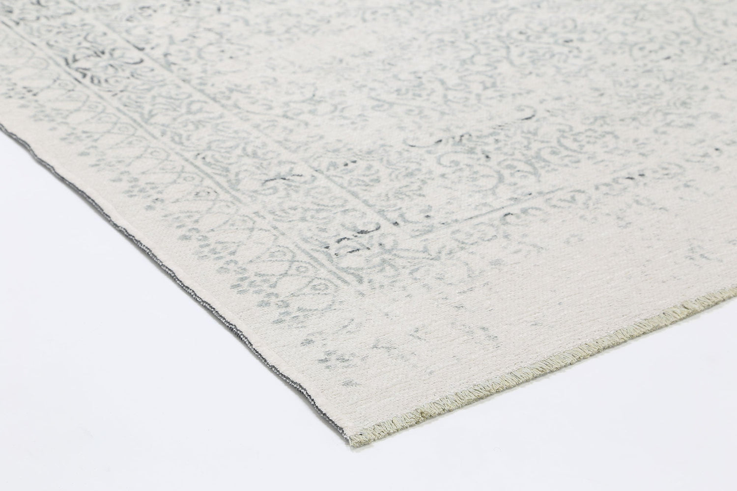 Rustic Vintage Distressed, Amazing 2 in 1 Reversible Rug Grey