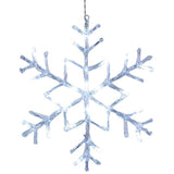 XMAS ANTARCTICA Snowflake Neutral White 400MM-Clearance
