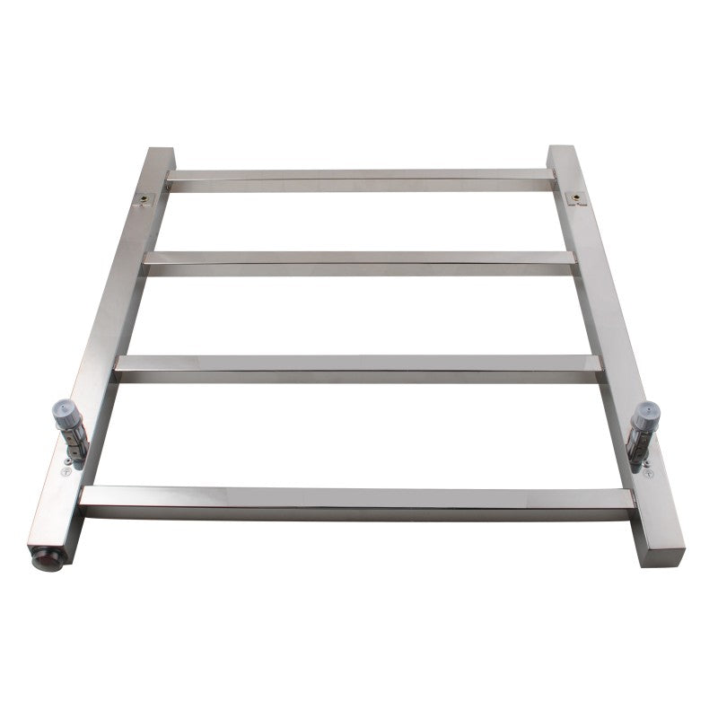 Square Electric Heated Towel Rack 4 Bars - Chrome