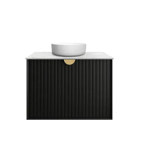 MARLO Wall Hung Vanity 750mm Matte Black
