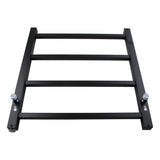 Square Electric Heated Towel Rack 4 Bars - Matte Black