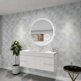 Poseidon LED Backlit Mirror with Magnifier 900mm
