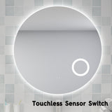 Poseidon LED Backlit Mirror with Magnifier 900mm