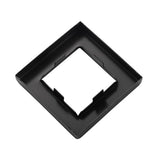 Square Hand Held Shower Set - Black