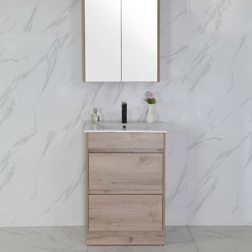 MAX MDF Freestanding Vanity Max Oak (All Sizes)