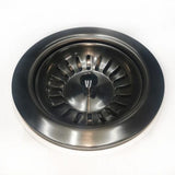 90/114mm Kitchen Sink Strainer Waste Black