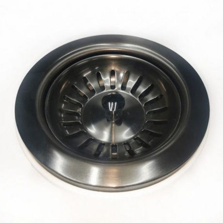 90/114mm Kitchen Sink Strainer Waste Black