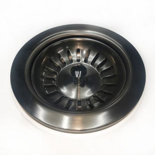 90/114mm Kitchen Sink Strainer Waste Black