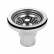 90/114mm Kitchen Sink Waste Chrome